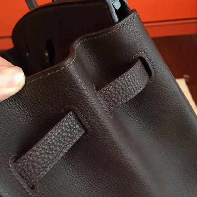 Top Quality Cafe Hermes Birkin 35cm High-End Copy angle 2
