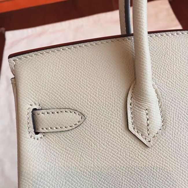 Top-Tier Grey Hermes Birkin 25cm AAA Replica angle 5
