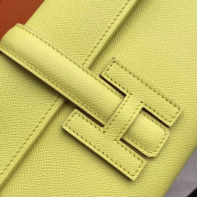Soufre knockoff Hermes Jige Elan clutch bag angle 4