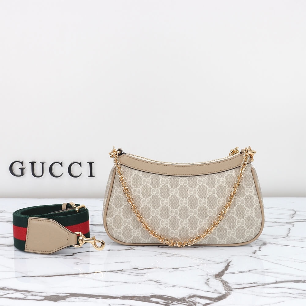 OPHIDIA GG small handbag angle 3