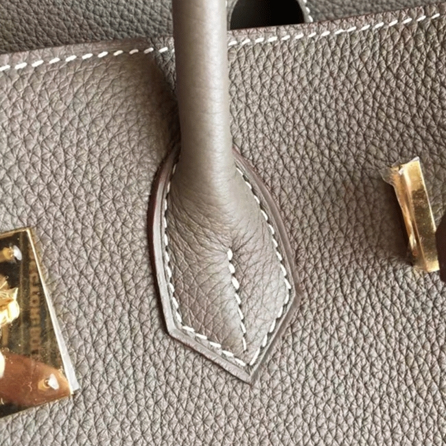 Etoupe Replica Luxury Hermes Birkin 40cm Large Bag angle 5