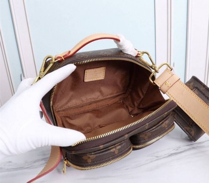 Louis Vuitton Monogram Canvas Utility Bag angle 5