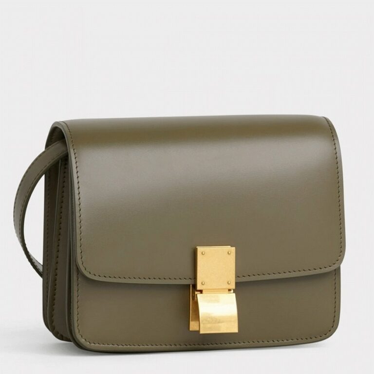 Top Quality Fake Celine Classic Box Small Bag In Army Green