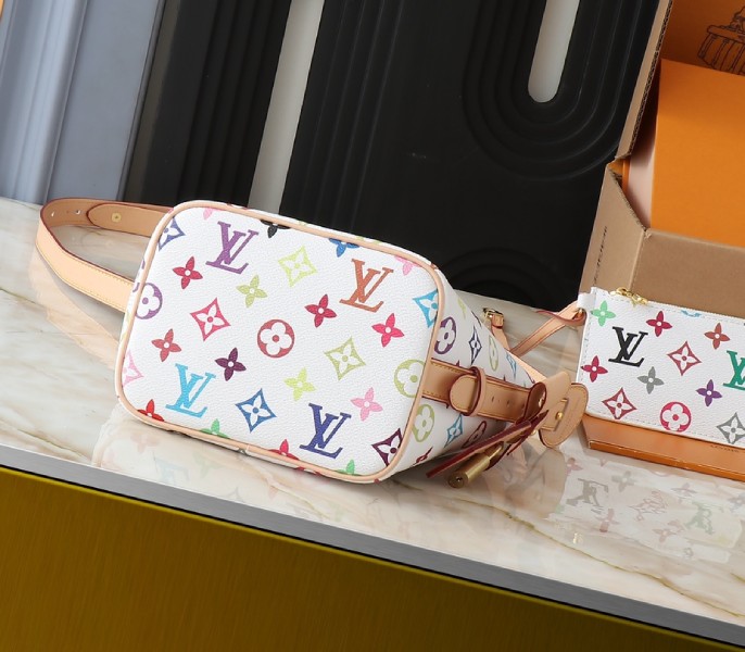 LV X TM Multicolored All In BB In White angle 4