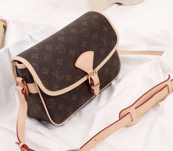 Louis Vuitton Monogram Canvas Sologne PM Bag angle 2