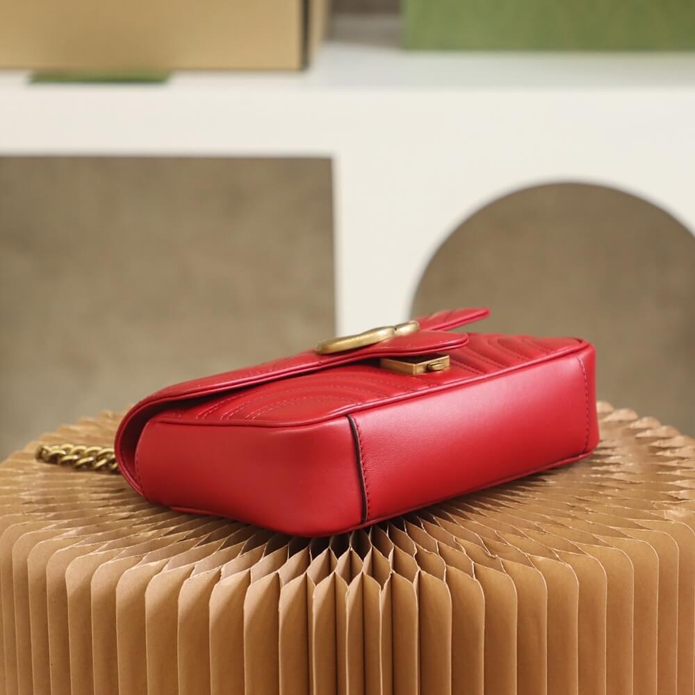 GG MARMONT MINI SHOULDER BAG angle 5