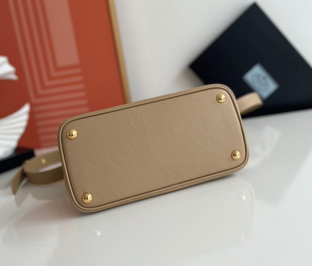 Beige Prada Double Mini Bag Fake angle 4
