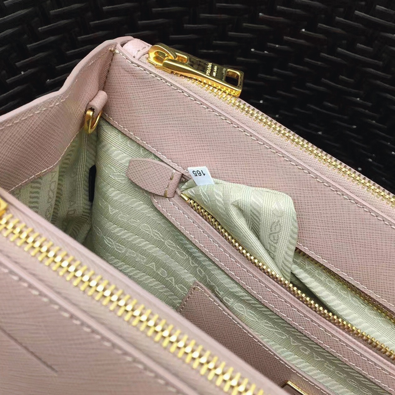 Pink Prada Galleria Large Bag Knockoff angle 4
