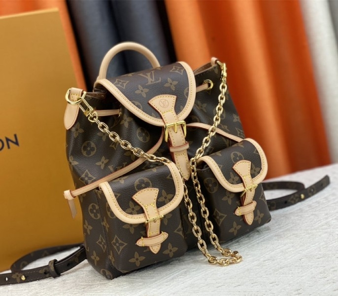 Louis Vuitton Monogram Canvas Excursion PM Backpack angle 2