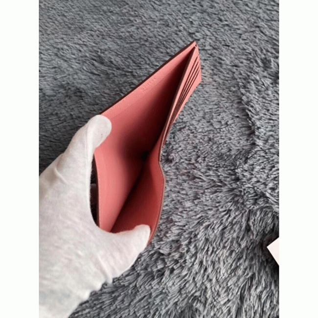 Crevette fake Hermes Copernic compact wallet angle 2
