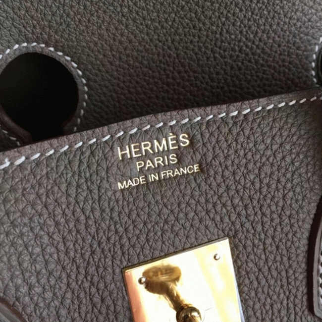 Etoupe Replica Luxury Hermes Birkin 40cm Large Bag angle 2