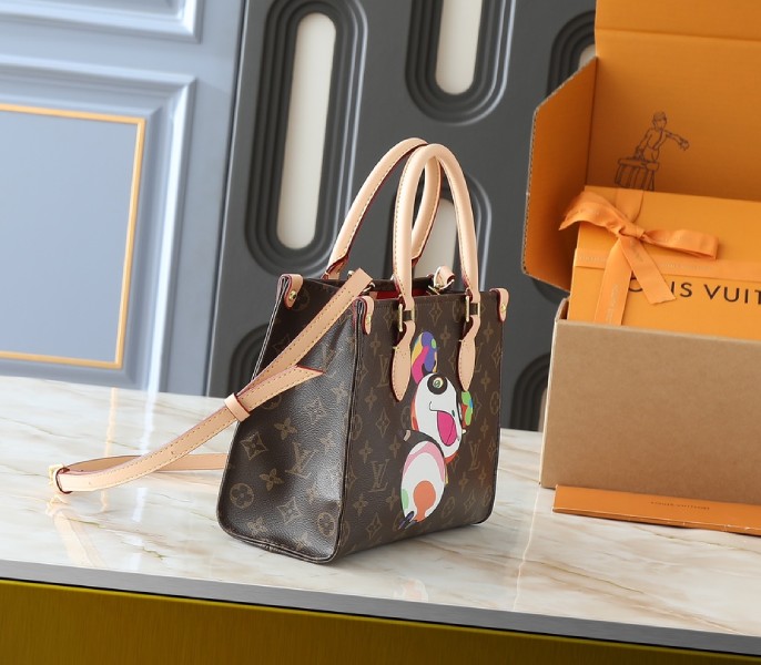 LV X TM Monogram Canvas OnTheGo PM With Bijou Edition angle 2