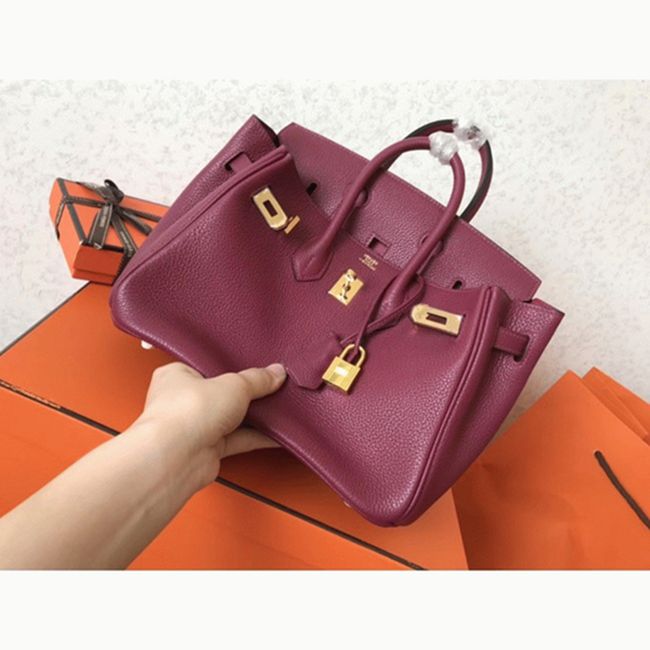 Ruby Hermes Birkin 25cm AAA Replica Handbag angle 2