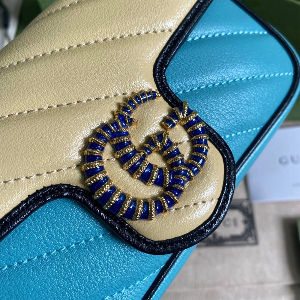 Online Exclusive GG Marmont mini bag angle 4