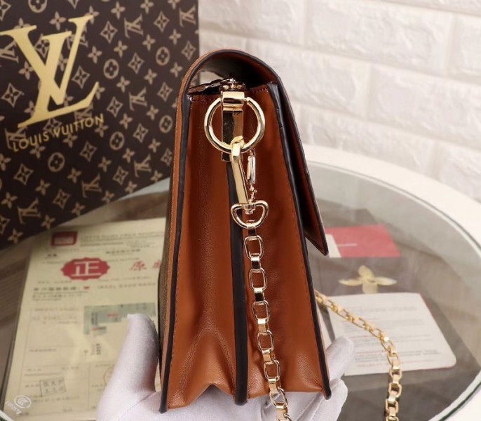 Louis Vuitton Monogram Reverse Canvas Dauphine Bag angle 4
