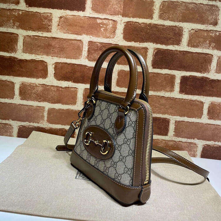 Gucci Horsebit 1955 Mini Top Handle Bag angle 3