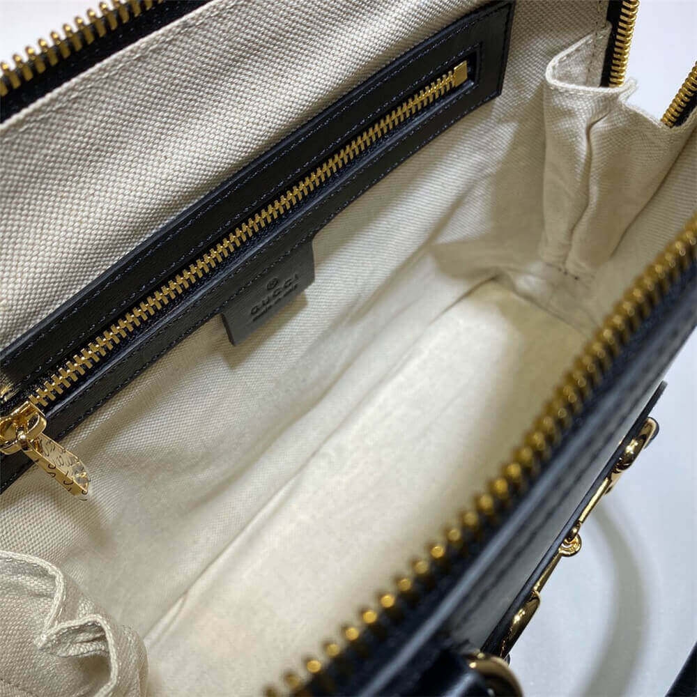 Gucci Horsebit 1955 Small Top Handle Bag angle 5