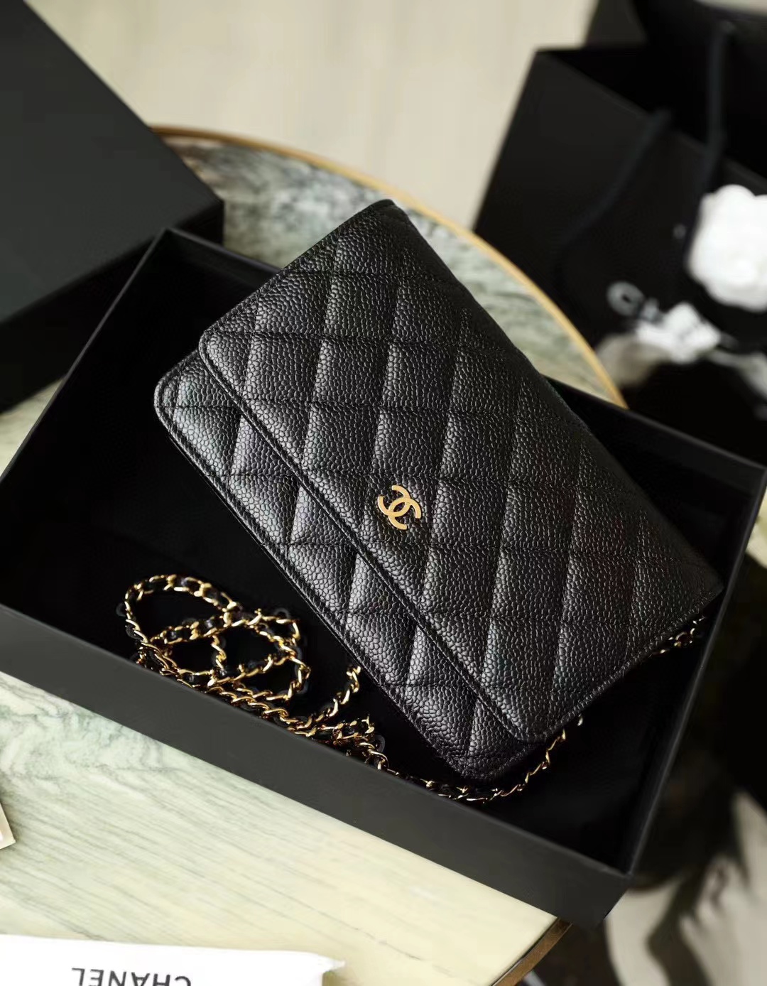 CHANEL Wallet on Chain angle 2