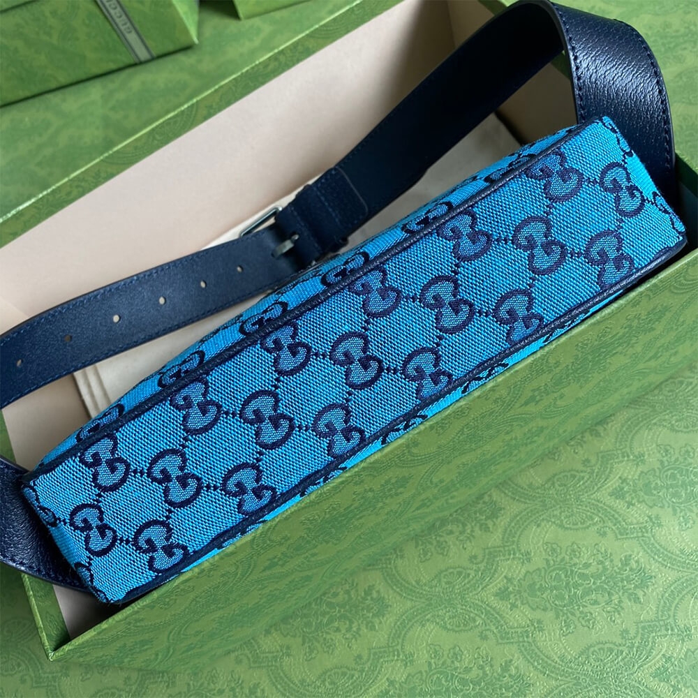 GG Multicolour belt bag angle 3