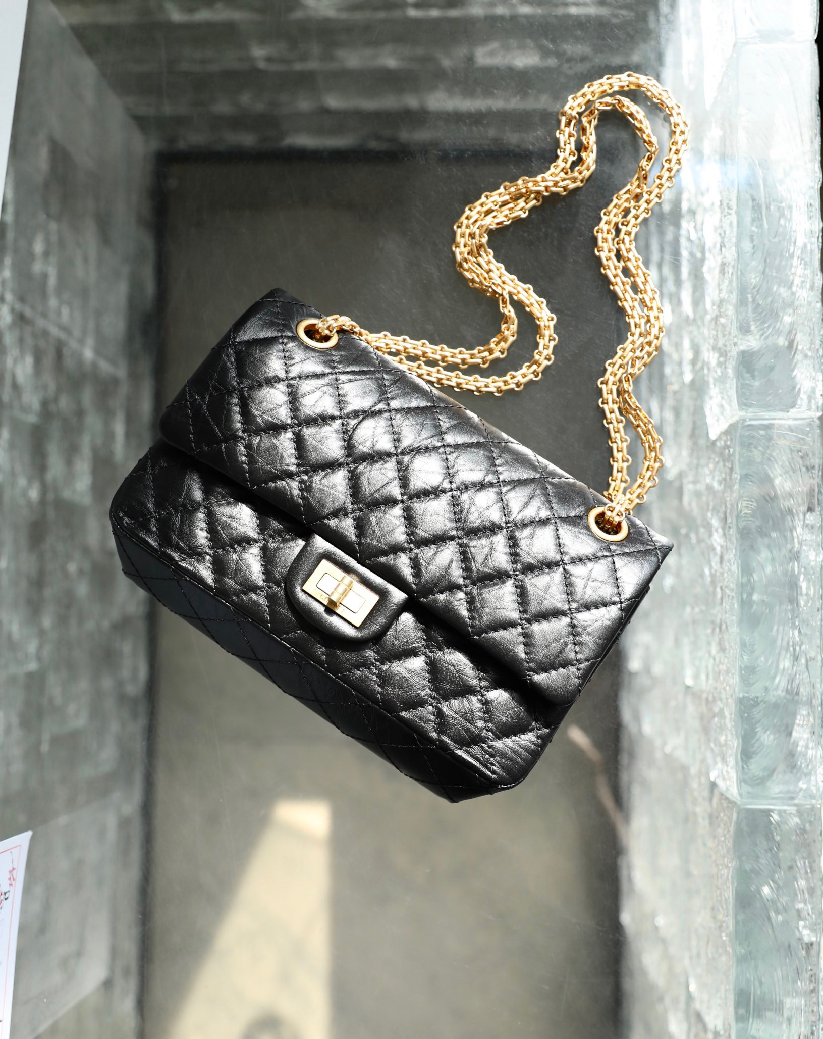 Chanel Reissued 2.55 Medium Flap Bag angle 3