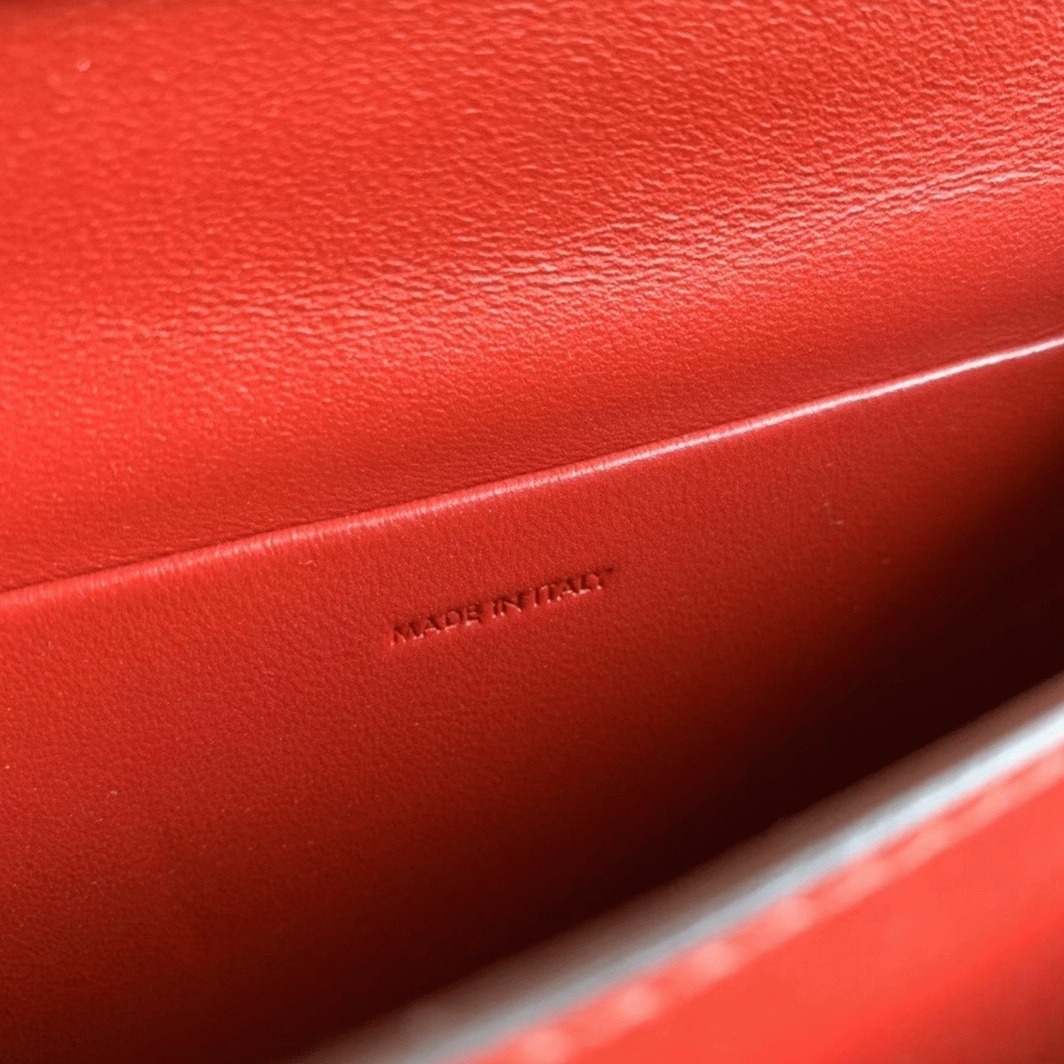 Top Quality Fake Celine Classic Box Teen Bag In Red angle 5