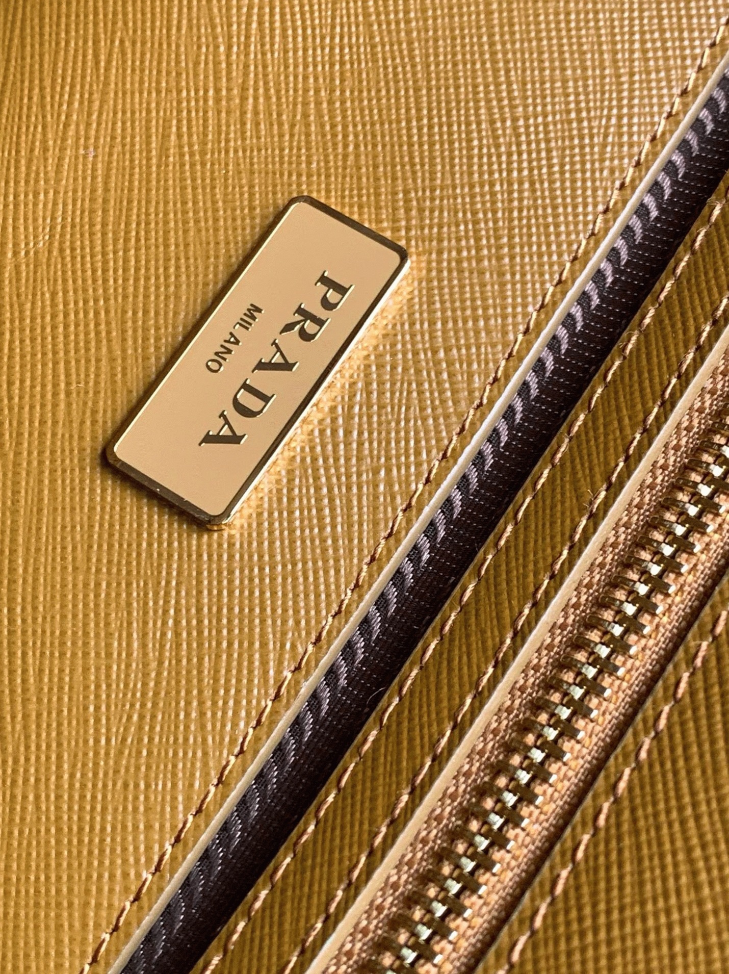 Brown Prada Galleria Large Bag Knockoff angle 3