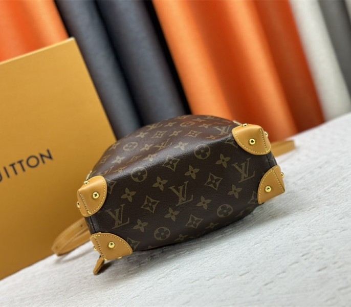 Monogram Canvas Noe Trunk PM angle 5