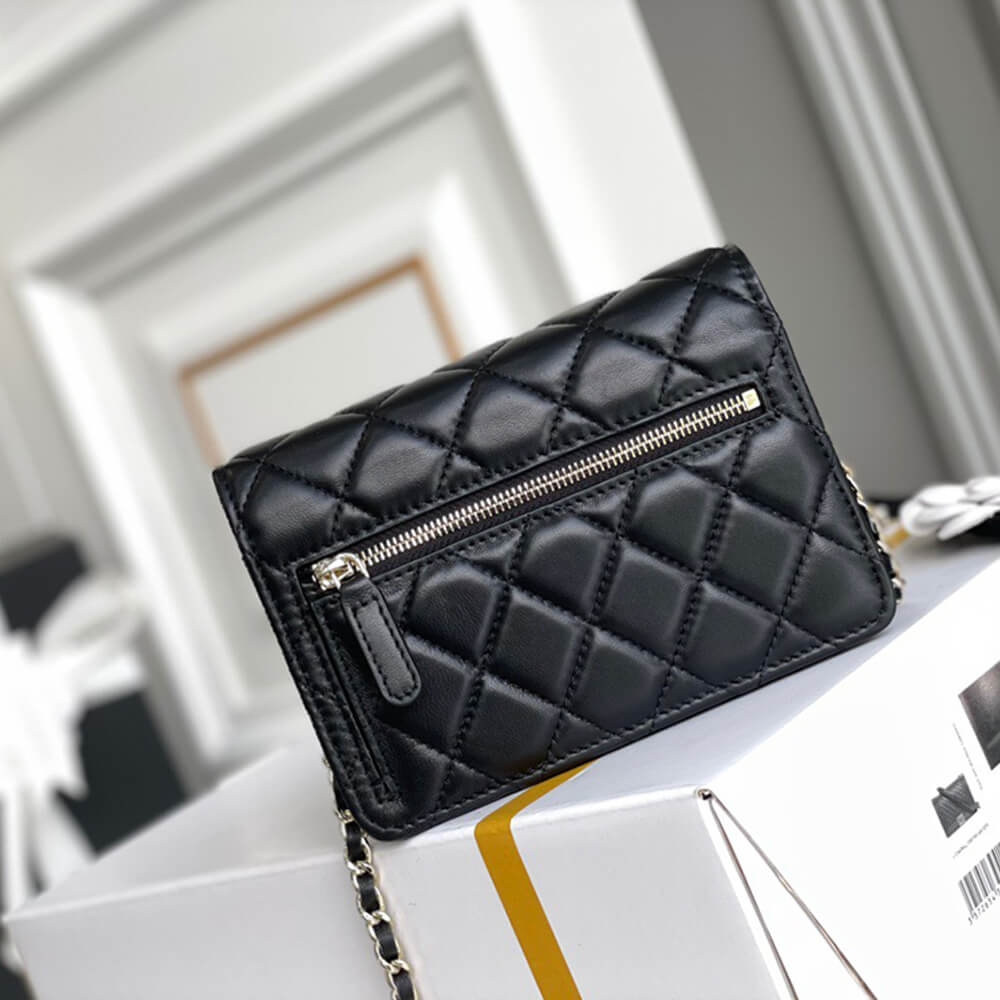 Chanel MINI WALLET ON CHAIN angle 4