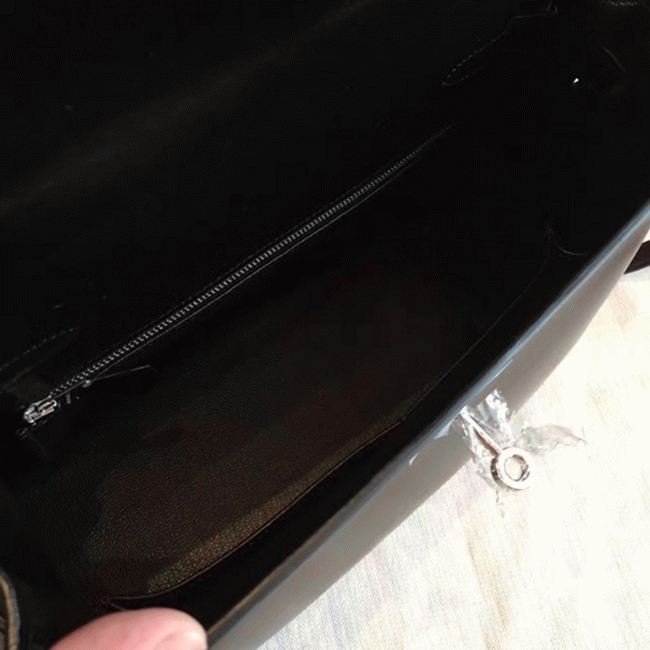 Black Replica Hermes Kelly Retourne 28cm Everyday Tote angle 5