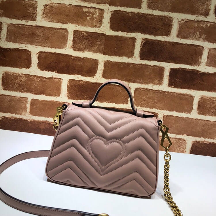 Gucci GG Marmont Mini Top Handle Bag angle 4