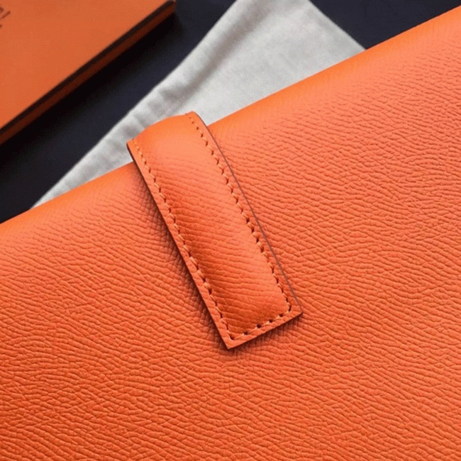 Orange Fake Hermes Jige Elan 29 Colorful Handbag angle 4