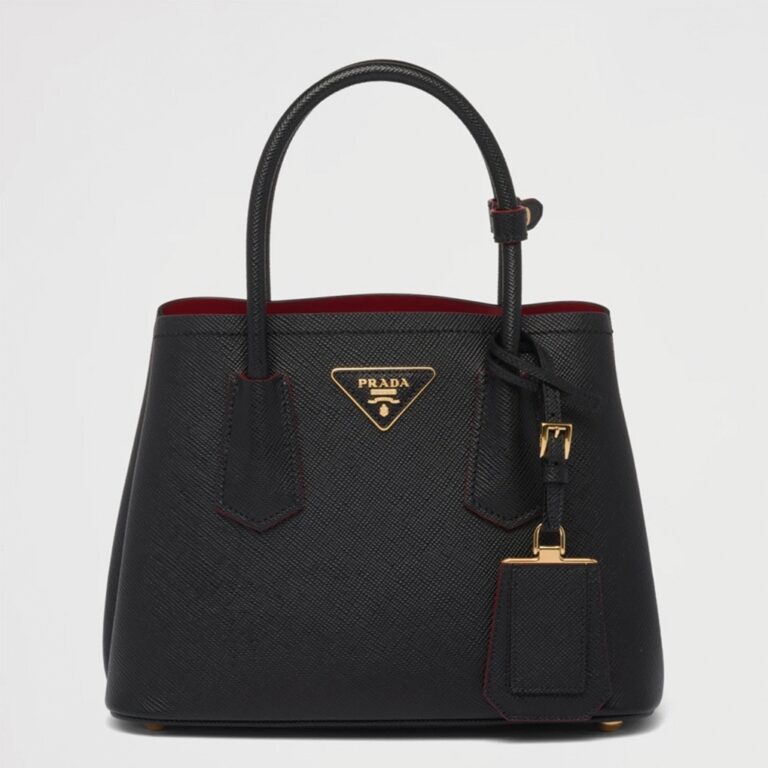 Black Prada Double Mini Bag Replica