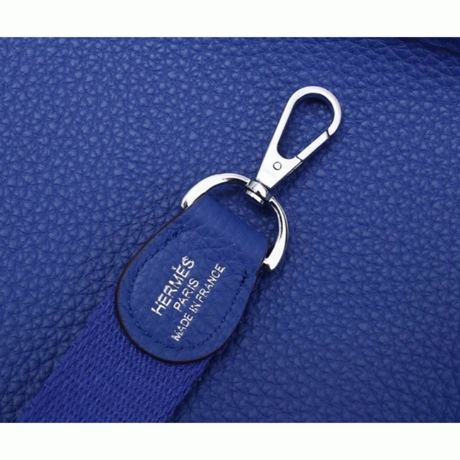 Blue Electric Evelyne II TPM Bag Fake Hermes Small Shoulder Bag angle 3