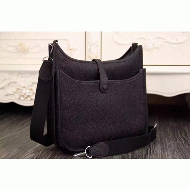 Black Evelyne III PM Bag Replica 1:1 Hermes Shoulder Bag angle 5