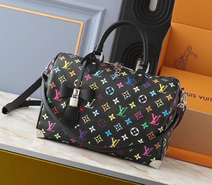 X TM Multicolored Speedy Bandouliere 30 In Black
