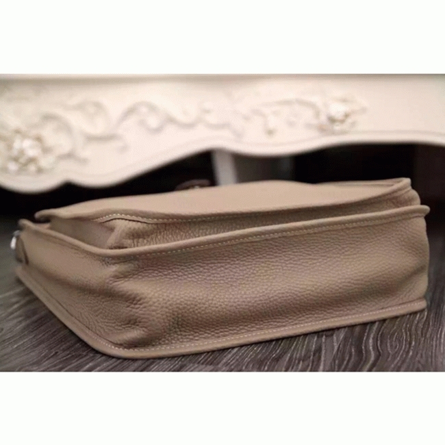 Grey Evelyne III PM Bag Knockoff Hermes Everyday Crossbody angle 2