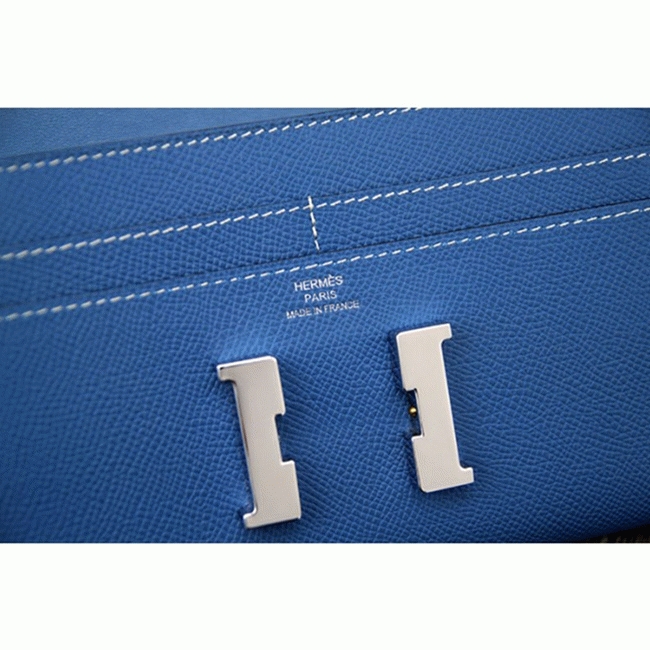 Jean blue knockoff Hermes Constance wallet angle 5