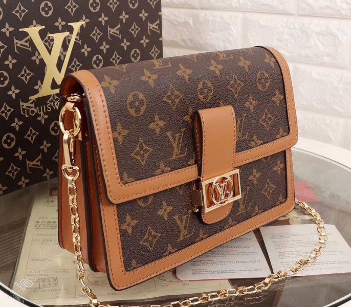 Louis Vuitton Monogram Canvas Dauphine Bag angle 2