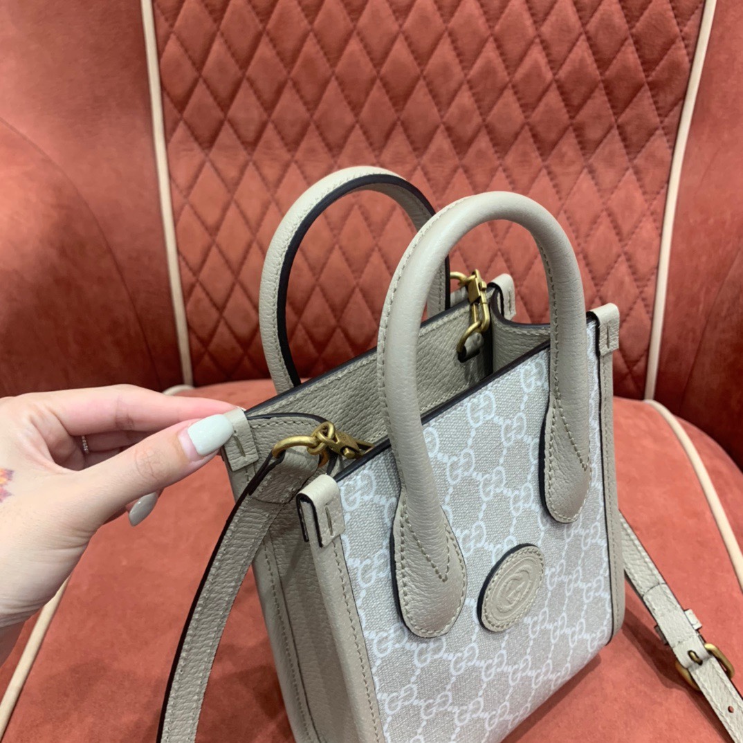 Gucc1 mini Tote bag angle 5