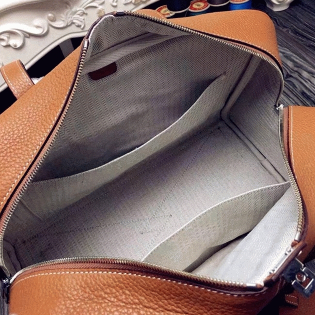 Brown AAA Fake Hermes Victoria II 35cm Bag angle 5
