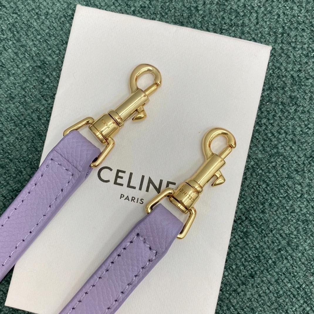 Celine Belt Nano Bag Replica in Lilas angle 2