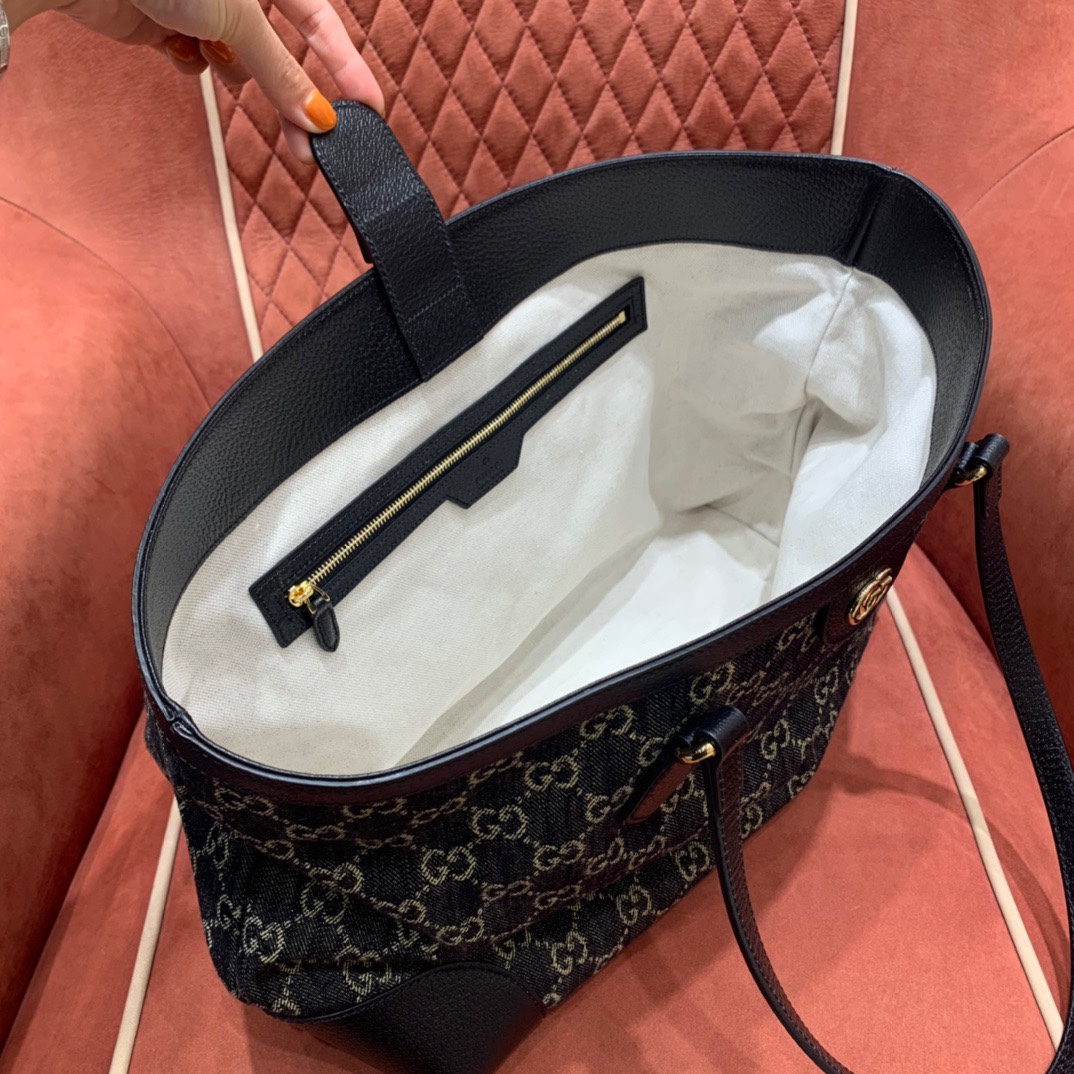 Denim Tote bag angle 4