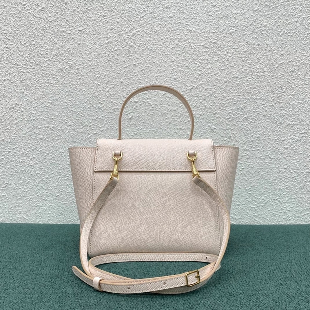Celine Belt Nano Bag Faux in Pale Pink angle 5