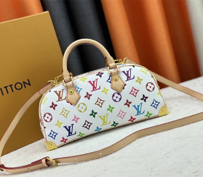 Louis Vuitton X TM Multicolored East West In White angle 4