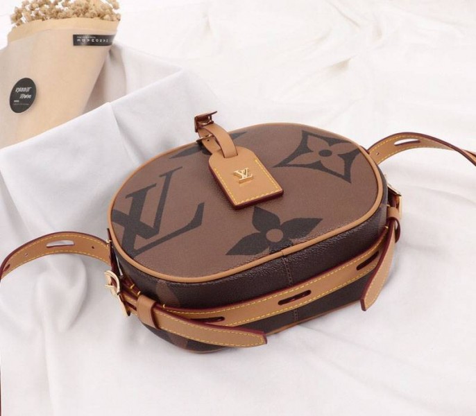 Louis Vuitton Monogram Reverse Canvas Boite Chapeau Souple Bag angle 4