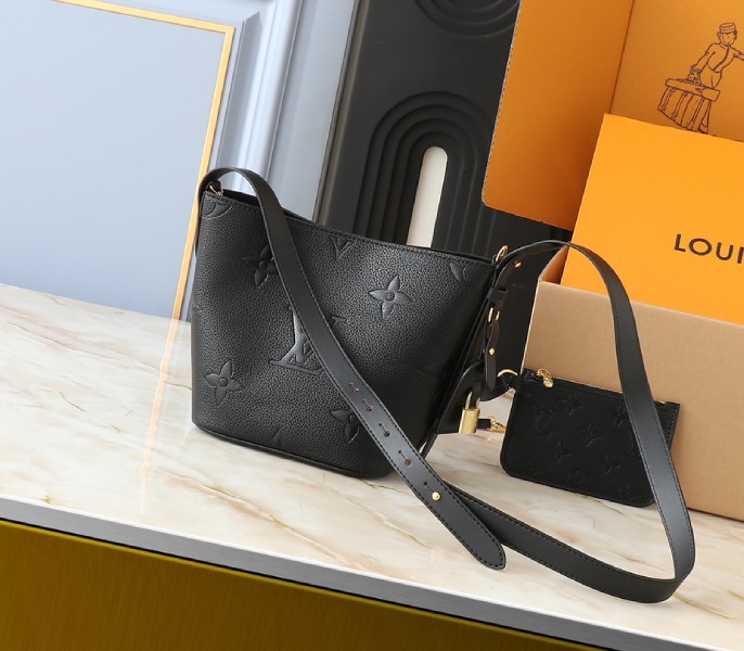 Monogram Empreinte All In BB In Black angle 4