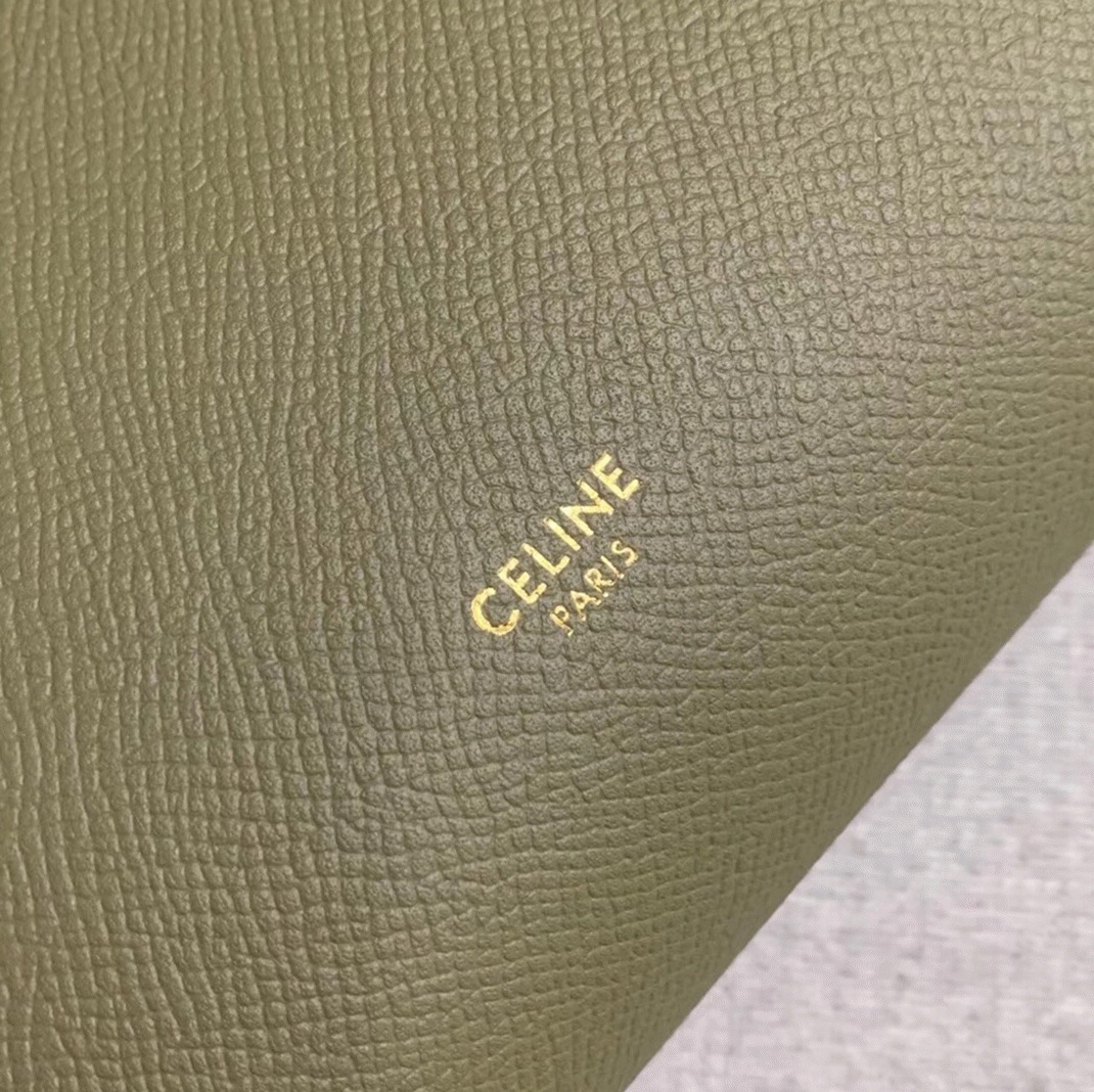 Celine Micro Belt Bag Replica in Army Green angle 2
