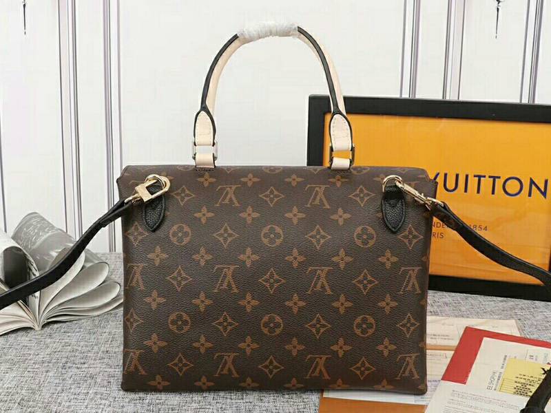 Louis Vuitton Monogram Canvas Marignan Bag In Black angle 5
