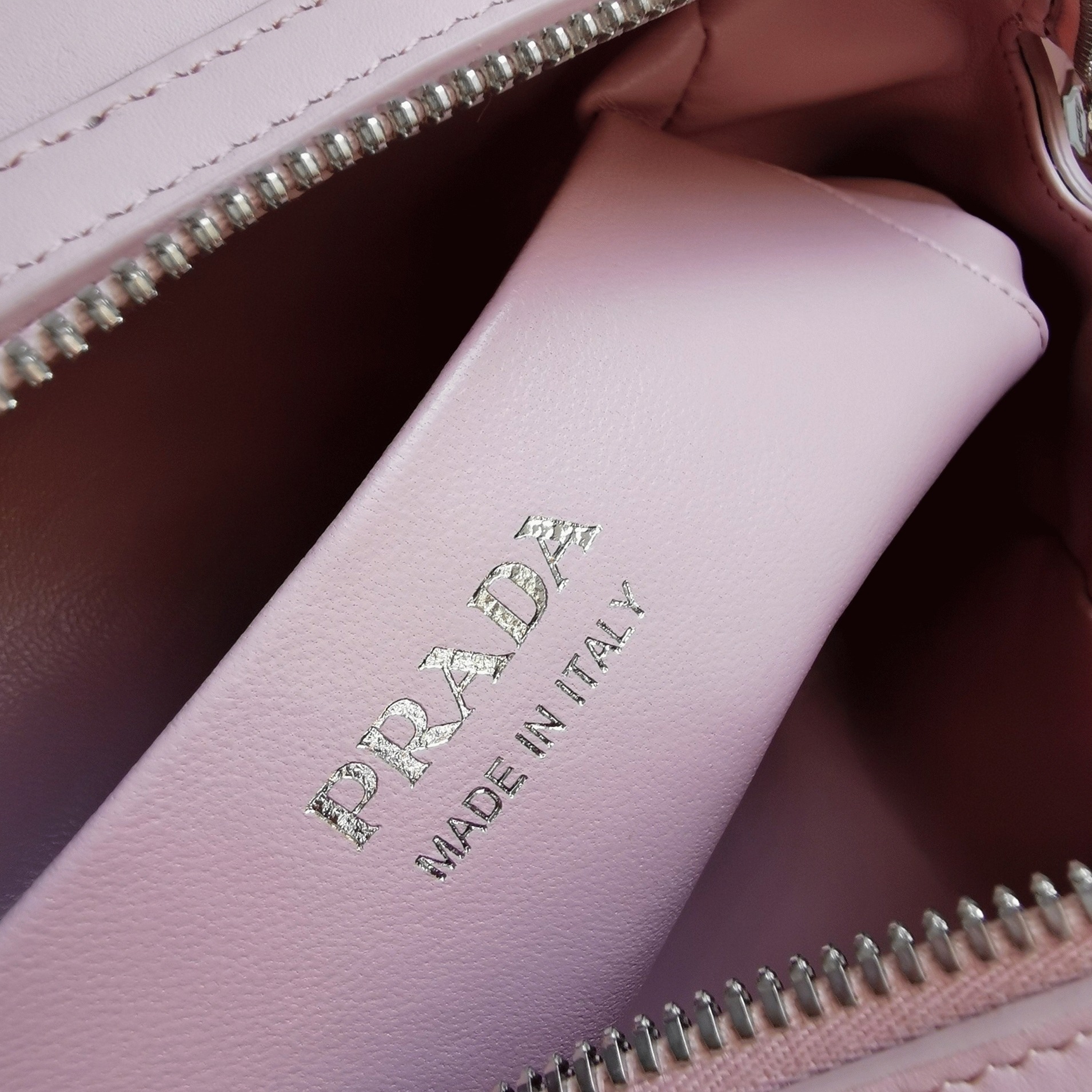 Prada Supernova Small Top Handle Bag Knockoff in Pink angle 2