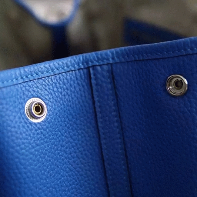 Blue Top Replica Hermes Garden Party 30cm Stylish Bag angle 2